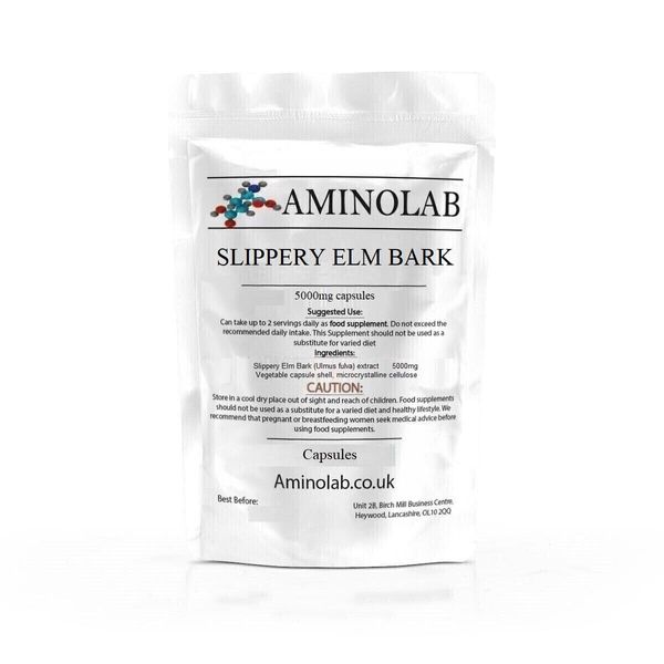 Aminolab - Slippery Elm Bark 5000mg 30 Capsules