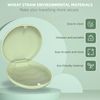 Ralegy Retainer Case, Mouthguard Case, Retainer Case Slim, Aligner Case, Wheat Straw Box, Greener