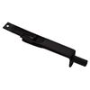 Emtek Flush Bolts Square and Radius Corners (6" Square Corners, Flat Black)