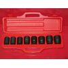 9 pcs 3/4" Drive H-D shallow impact sockets set tools MM