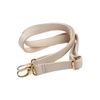 Shoulder strap, Shoulder bag, strap, synthetic leather, approx. 0.7 inch (1.7 cm) width, diagonal bag, replacement PU leather, grain processing, string, single item, white