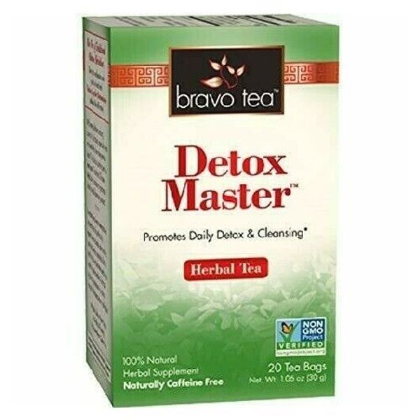 Detox Master Tea  20 Bags By Bravo Tea & Herbs