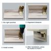 Folding Table Leg Bracket,90 Degree Self-Locking Folding Hinge,Locking Hinges for Folding Table,Table Leg Hinges Folding Locking, Bed Legs, Folding Workbenches, Etc.4 Pieces (Steel)