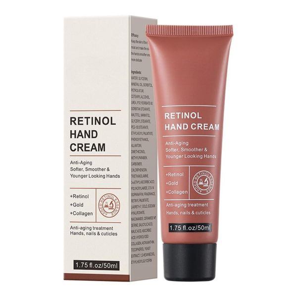 Retinol Hand Cream,Long Lasting Moisturizing Hand Cream1pcs