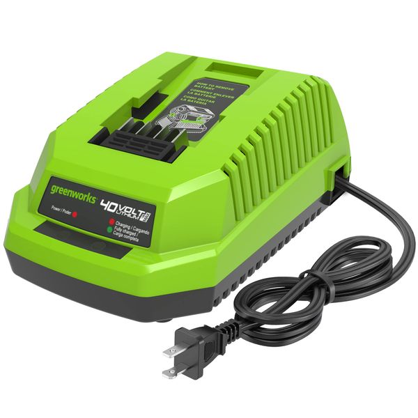 Greenworks 40V Lithium-Ion Battery Charger (Genuine Greenworks Charger)