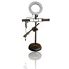 Mobile Phone Holder Live Mic Bracket Desktop Selfie Ring LED Light For Make up