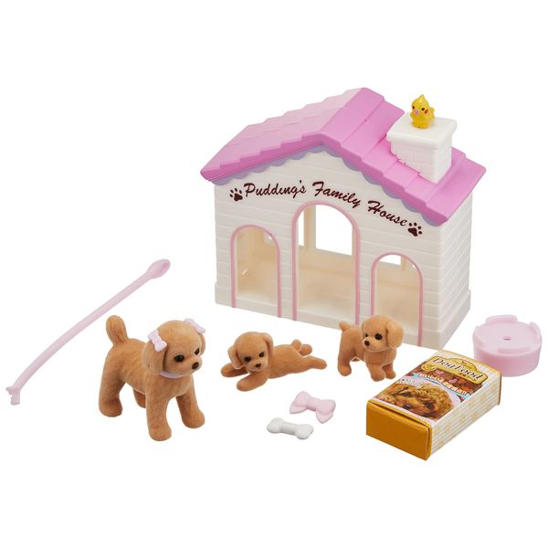 Licca-chan LG-04 Pet Doggy Prin-chan Pudding Family House set