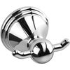 3xCroydex Westminster Wall Mounted Robe Hook with Zinc Alloy Construction, Chrome