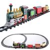 Train Sets for Boys Electrical Trains Toy Battery Powered Play Set Lights Sounds