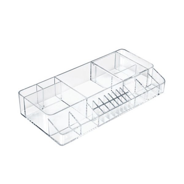 Azar Displays Small Clear Cosmetic Organizer for Counter