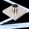 Shower Drain 5.9" Square 304 Stainless Shower Drain with Removable Cover Grate