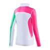 Black Crevice Damen Skirolli, weiß/pink/grün, 42