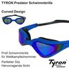 Tyron Performance Predator Swimming Goggles (Blue/Metallic)