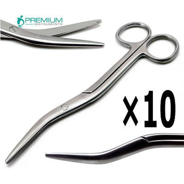 10 Pcs New Surgical Dissecting Scissors 6" Bandage Operating Premium Instruments