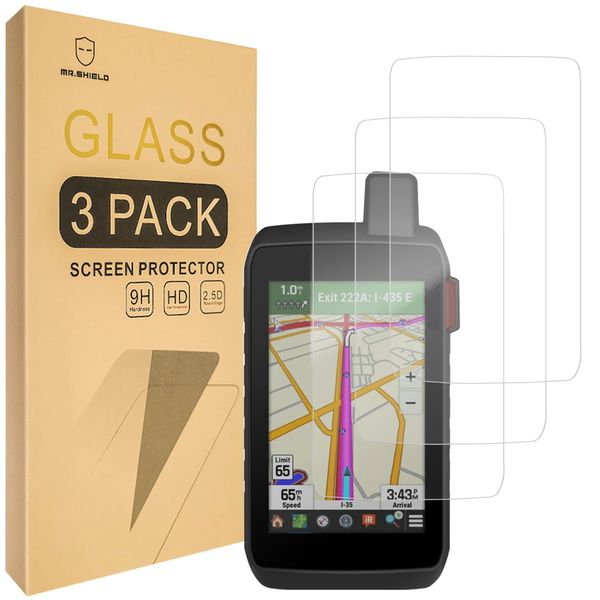 Mr.Shield Screen Protector For Garmin Montana 750 / 750i / 700 / 700i [Tempered Glass] [Japan Glass with 9H Hardness] [3-Pack] Screen Protector