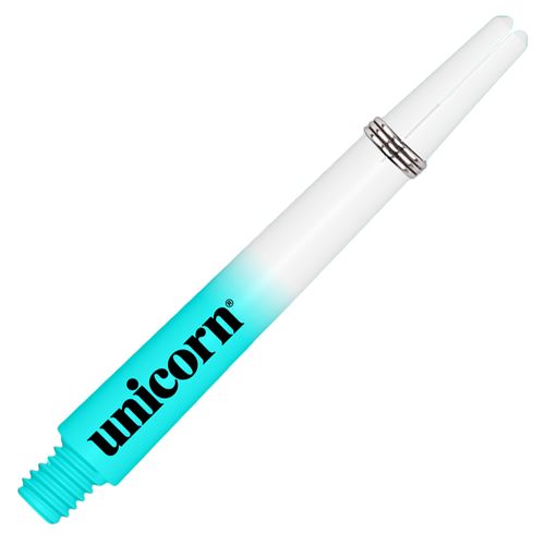 Unicorn Dart Shafts | Gripper 3 Cosmos Comet | Durable Polycarbonate | Pale Blue & White | Medium 44.2mm | 3 Stems