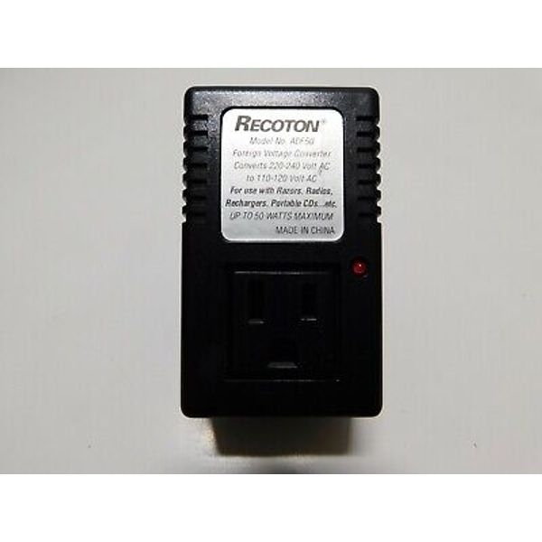 Recoton Foreign Voltage Converter  Model ADF50  50Watts