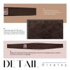 Dreamlover Wig Grip Bands, Dark Brown, 2 PCS