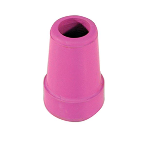 Aidapt Replacement Walking Stick Ferrule - Pink (Eligible for VAT relief in the UK)