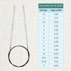 KnitPro Nova Cubics Fixed Circular Needles 47" (120cm) | 3.75mm