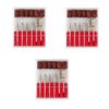 3 Pack Nail Grinding Bits Diamond Nail Bits Set Nail File Bits Nail Drill Accessories for Electric Nail Files Drill Machine Polish Nails