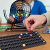 2-Pieces Bingo Game Master Board for 7/8" Bingo Balls - Black