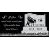 Pet memorial Engraved Marker, headstone Granite gravestone, Poodle dog