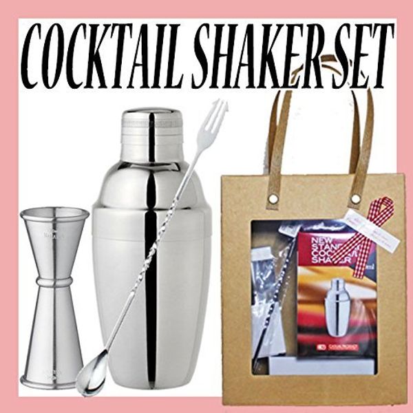 Cocktail Shaker Set of 3 Bartender Cocktail Shaker Set