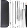 9 Pcs Pimple Remover Tool Kit, Blackhead Extractor Comedone Acne Spot Popper