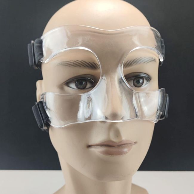 Basketball Mask Adults Mask for Broken Nose Adjustable Strap Face