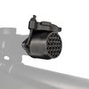 Friction-Fit Killflash Anti-Reflection Device with Cover for Scopes (Black, 34mm)