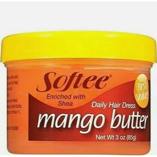 ( Lot 1 ) Softee Enriched w/ Shea Mango Butter Hair & Scalp Treatment 3oz Ea New