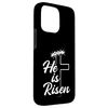 iPhone 15 Pro Max He Is Risen Jesus Christ Catholic Pastor Easter Sunday Case
