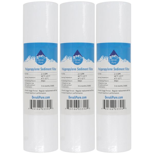 3X Polypropylene Sediment Filter for Aqua-Pure AP11T