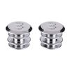 BBB BHT-90S handlebar tape endcaps, silver, 2.929.779.002