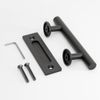 CCJH 9”/24cm Sliding Barn Door Handle Hardware, Pull Flush Door Handle, Black…