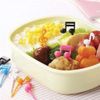 Music note food picks for Bento Box Lunch Box