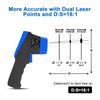 Digital Infrared Thermometer Non Contact Temperature Gun Laser Termometro Tester