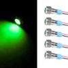 Flaconi 5PCS Car Indicator Light,Led Indicator Light 12v,Led Indicator Light,Camper Trucks Light Indicator,Led Rail Button Indicator,Led Indicator Warning Light,Suitable for Cars,Trucks (Green)