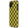 iPhone 11 Pro Max Gold and Royal Blue Checkerboard Pattern - Regal Contrast Case