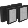 4-Pack Replacement Filter Compatible with LEVOIT LV-H128, Part # LV-H128-RF