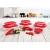 OCUISINE Cook & Store Container Square 0,35 litros red