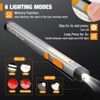 EverBrite Rechargeable Pen Light W/6 Light Modes LED Handheld Pocket Flashlights