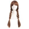 MapofBeauty Long Braid Cosplay Costume Anime Wig (Light Brown)