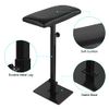 Tattoo Arm Rest, Professional Tattoo Armrest and Legrest, Stand Height Adjustable Foldable Armrest Pad Tattooing Soft Sponge Pad Rest Stand for Studio Salon Tattoo, 180° Tilt, Black