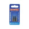 Faithfull Security S2 Grade Steel Screwdriver Bits T10S x 25mm (Pack 3)