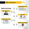 Remote2program Dodge Self Programmable Car Key Smart Keyless Entry Remote Replacement for Dodge Dart/Challenger/Chry-sler 300 with FCC: M3N-40821302 (4 Button)