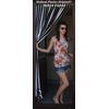 Solid Window Panel, Bug Blind, Fly Blind, Strip Blind, Door Cover, Black & White (90 cm wide)
