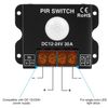 Brrnoo DC 12V 24V 30A PIR Sensor Switch Panel Light Human Body Infrared Motion Sensor LED Strip Dimmer