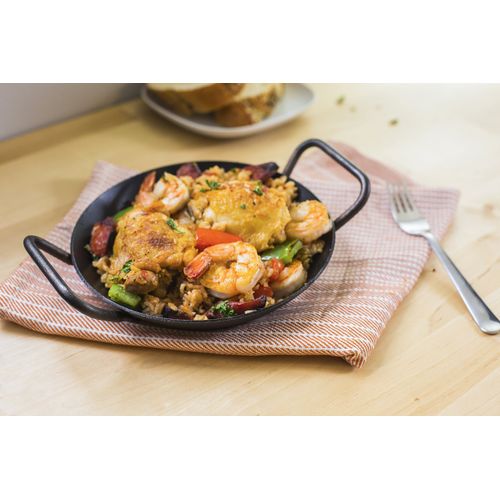 Lodge Pre-Seasoned Carbon Steel Skillet - Use in the Oven, on the Stove, on the Grill, or Over a Campfire - 8 Inch Dual Handle